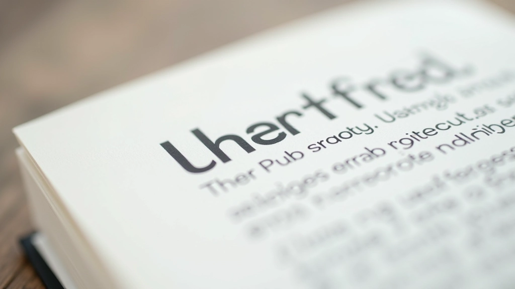 Detailaufnahme einer Überschrift mit vor und nach Kerning-Anpassung