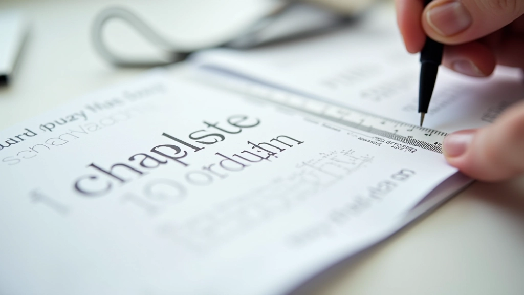 Detaillierte Ansicht von Wortabständen in verschiedenen Schriftgrößen und Schriftfamilien